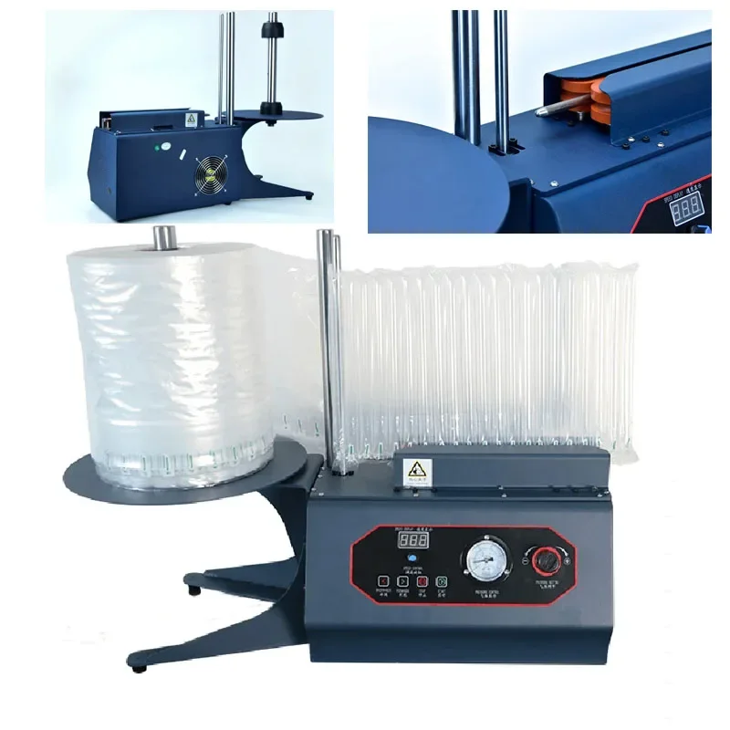 Q15 Buffer Air Column Cushion Machine Automactic Filling Pillow Machine Inflatable Packaging Film Bubble Wrap Packing Film Make