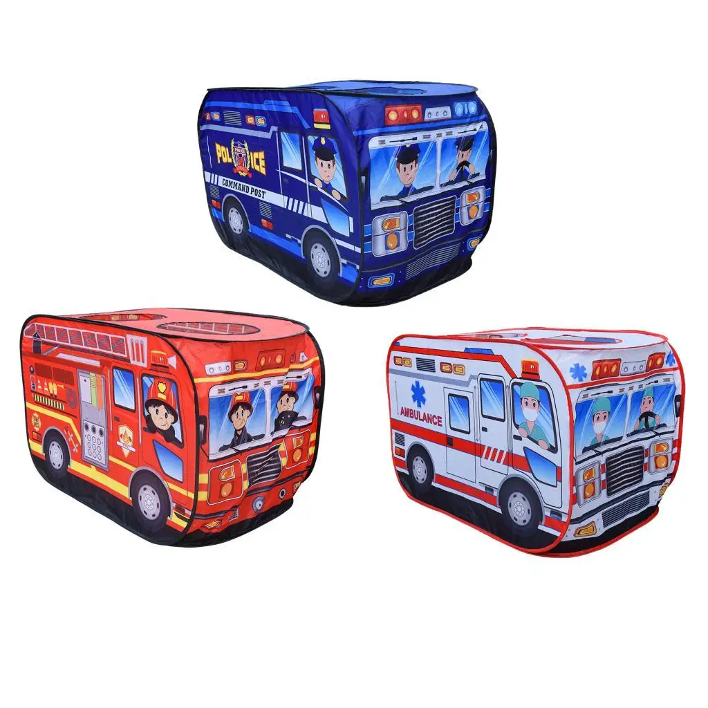 خيمة ألعاب قابلة للطي للأطفال، تصنيع دقيق، متينة، على شكل سيارة، خيمة كبيرة للعب في الهواء الطلق، بيت لعب للأطفال