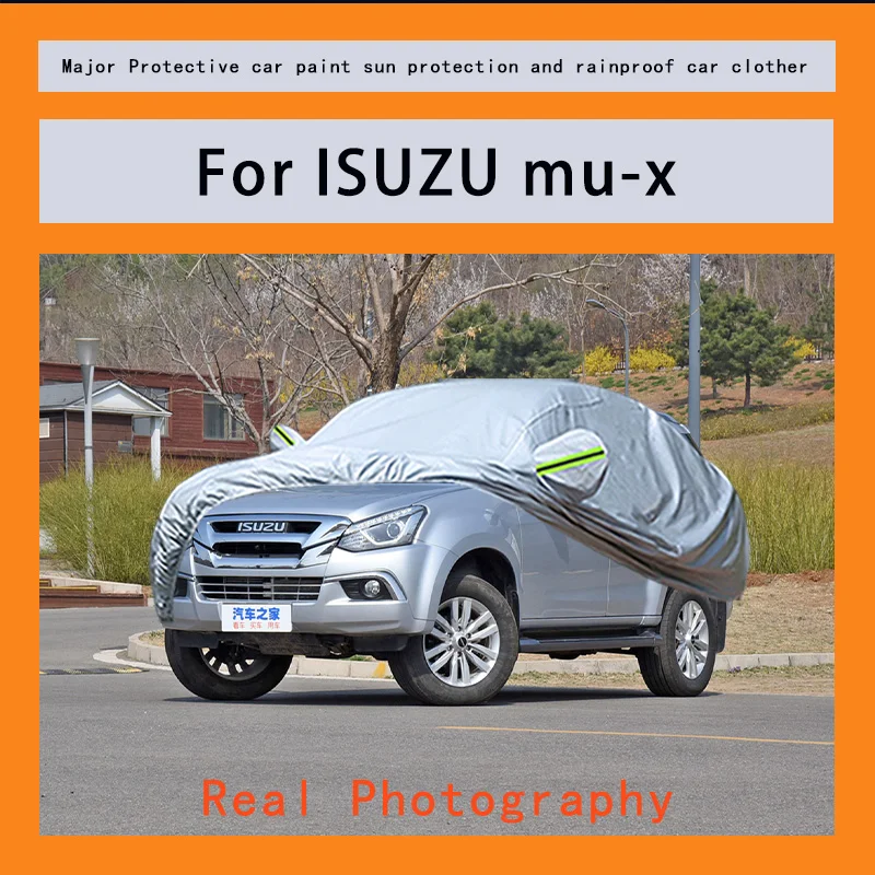 

﻿﻿For ISUZU mu-x Car Covers Outdoor Waterproof Dustproof Sun Rain Snow Protection Thick Oxford Cloth Full Outer Cover