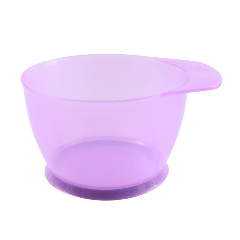 Plastic DIY Hair Coloring Dyeing Tinting Bowl Hair Color Cream Mixing Bowls Salon Hairdressing Styling Tool with Handle