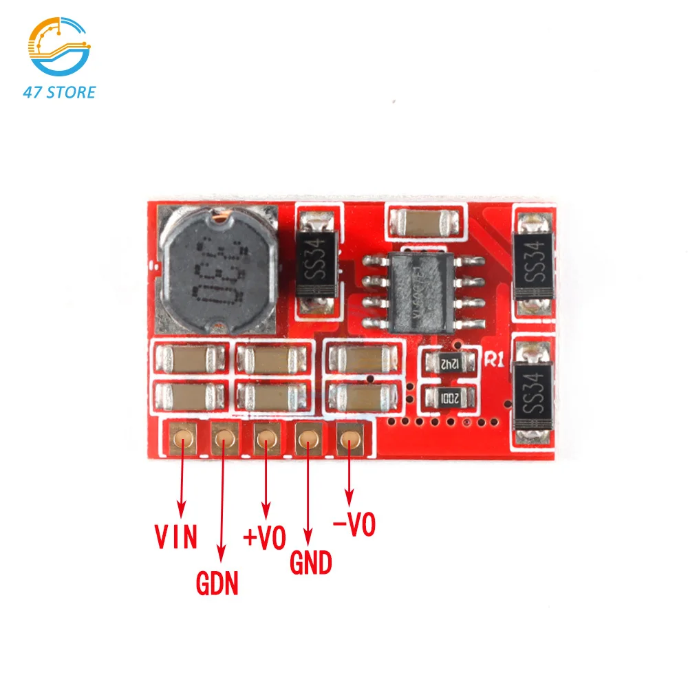 DC-DC 3-18V Boost Power Supply Module Converter Booster Step Up Circuit Board ±5V 9V 12V 15V 24V Step-Down Buck Converter