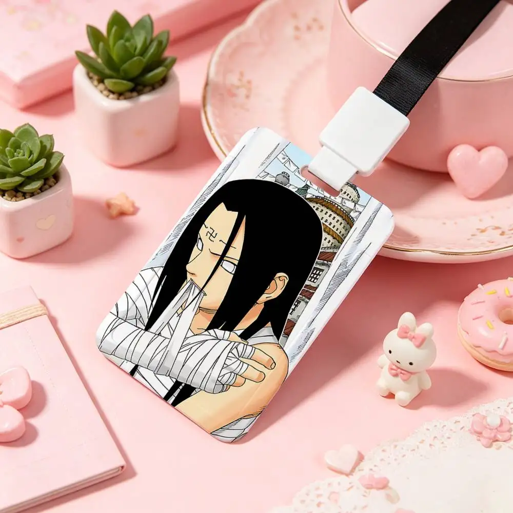 Cool N-Neji Hyuga Employee ID Badge With Name Tag, Lanyard, High-end Work Badge, Card Holder, Student ID Badge