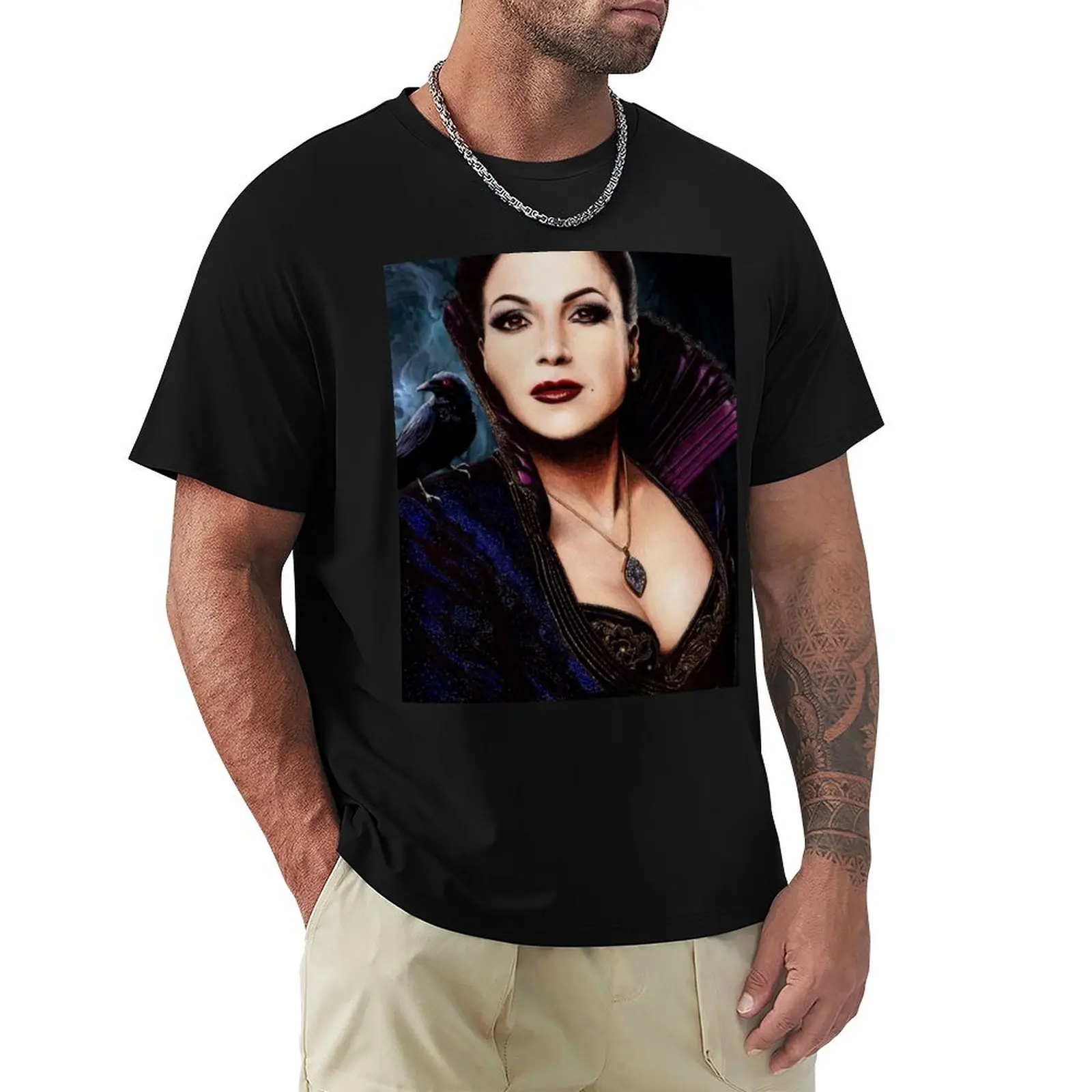 

ERP 125 (The Evil Queen) T-Shirt Blouse tops anime clothes cotton t shirt men