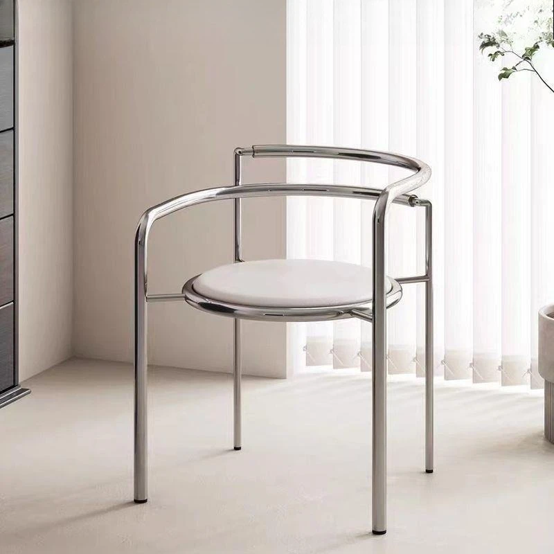Leisure chair simple milk tea shop new Chinese super thick special arc
