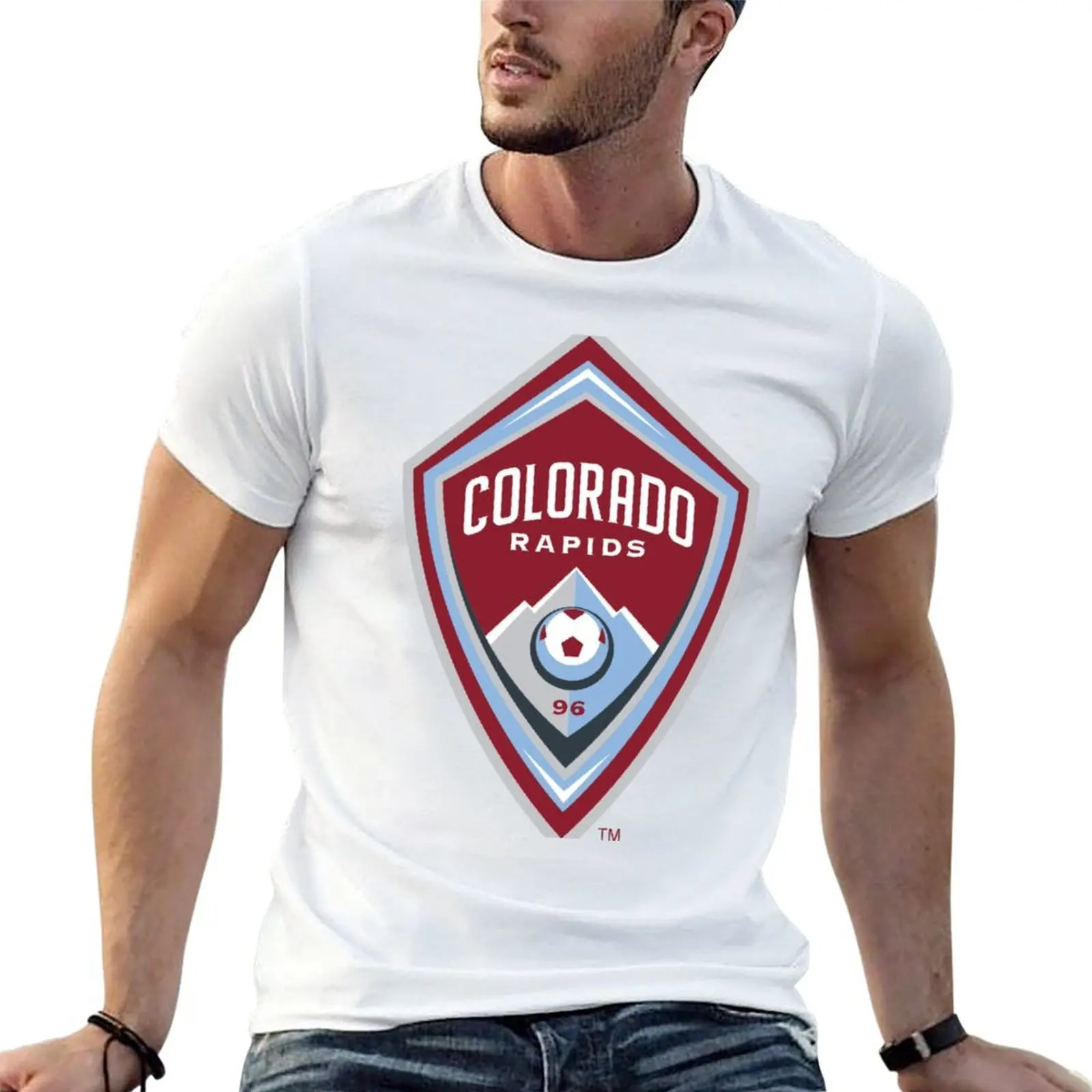 Colorado Rapids Soccer Club T-Shirt cute tops aesthetic clothes t shirt men