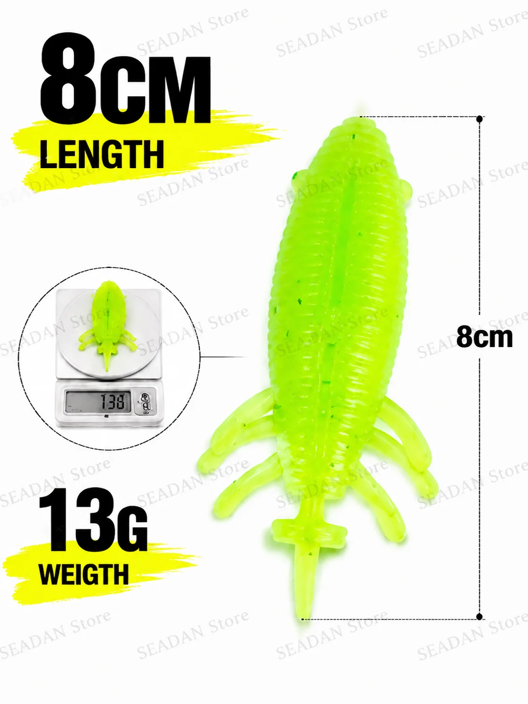5 قطع طُعم صيد على شكل ضفدع نا - مراجعة Fishing Hook Weedless وسعره