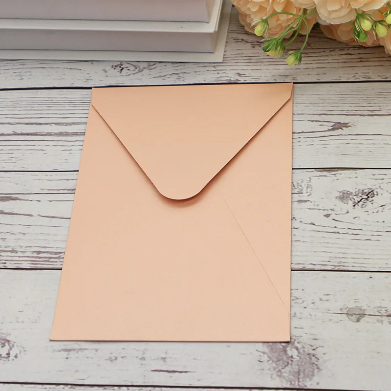 Imagem -04 - Envelope para Convites de Casamento Material Comercial Embalagem Postal Papelaria Papel Perolado 250g 195x138 mm 50 Pcs