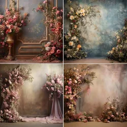 Mehofond Photography Background Boho Texture Wall Floral Adult Birthday Wedding Maternity Portrait Decor Backdrop Photo Studio