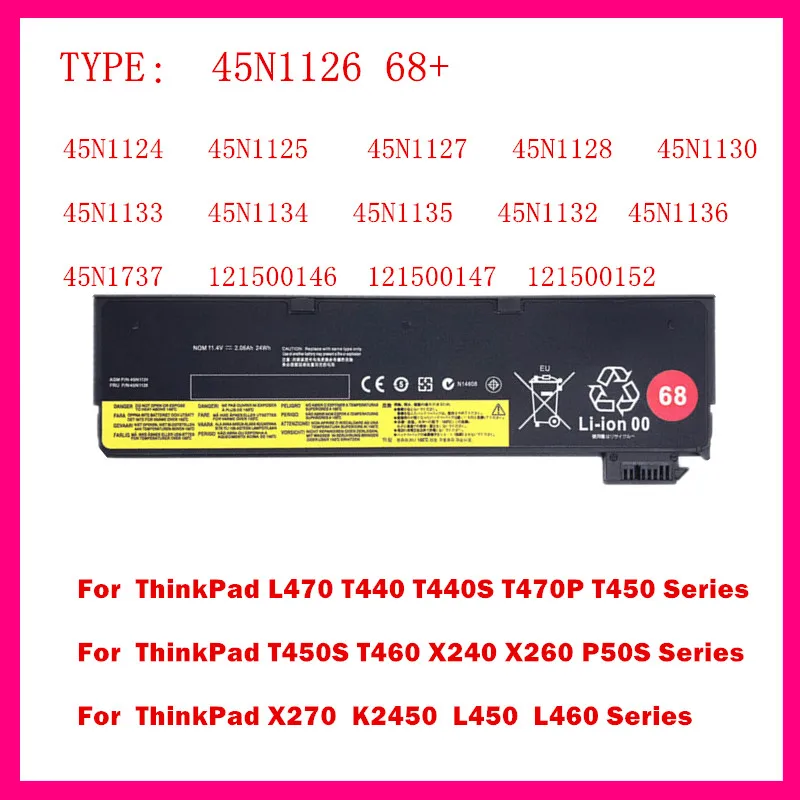 

Laptop Battery For Lenovo 45N1124 45N1125 45N1127 45N1128 45N1130 45N1133 45N1134 45N1135 45N1132 45N1136