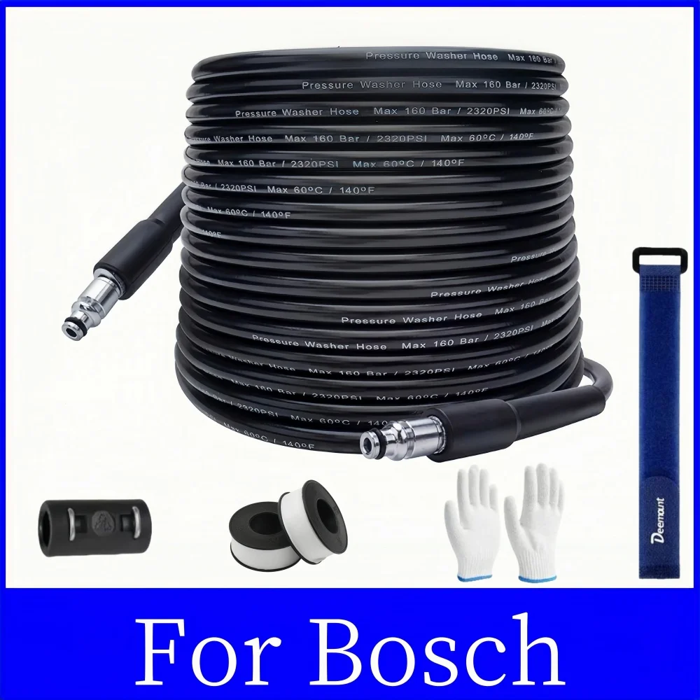 

For Bosch 0.5~50m High Pressure Water Cleaning Hose Pipe Cord Car Wash Hose High Pressure Cleaning Machine Hose Extension Hose