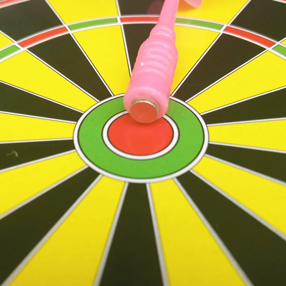 

2pcs Magnetic Dart Board Set Durable Premium Material 1 Plate 1 Dart Enjoyable Play Safe for Kids Adults Office Home Toys