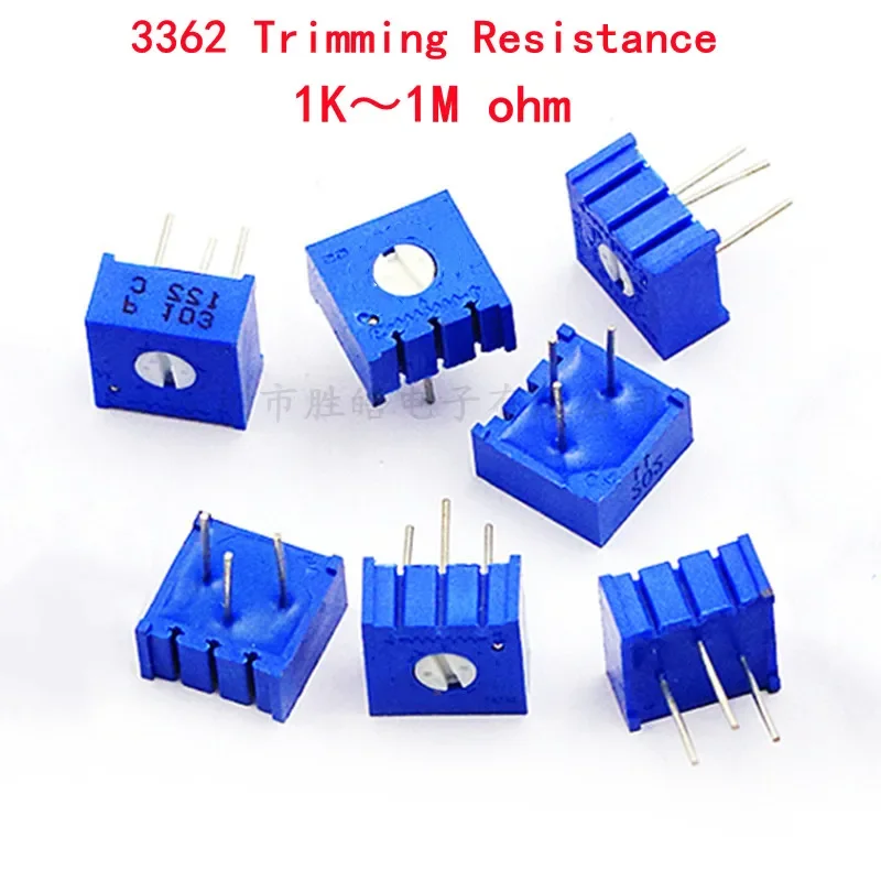 

10piece 3362P Series Resistance 101 201 501 102 202 502 103 Trimpo Trimmer Potentiometer 3362 500R 1K 2K 5K 10K 20K 50K 100K