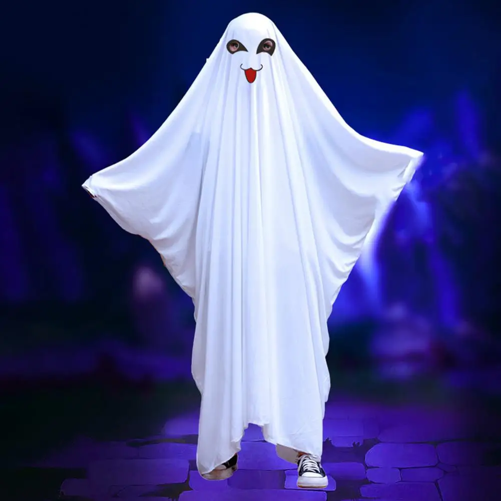 Superior Ghost Cloak Halloween Dress Up Parties Spooky Halloween Ghost Cloak Costume for Kids for Boys for Trick-or-treating