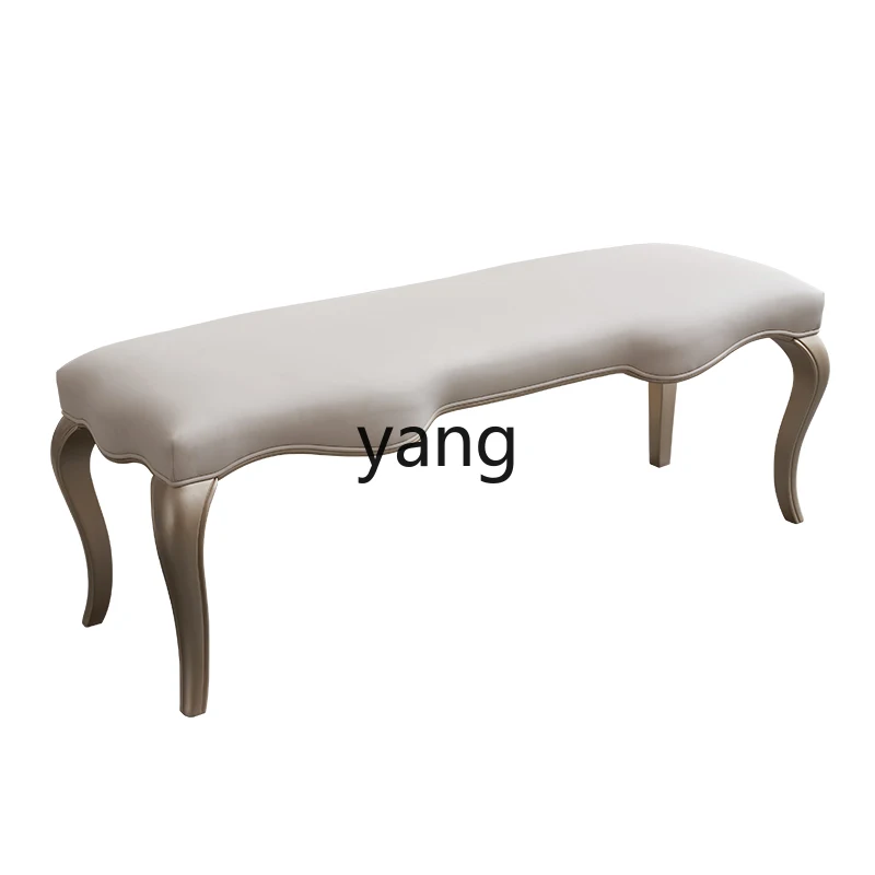 

TGF American solid wood bedside stool light luxury style bedroom sofa stool in front of the bed bed shoe changing stool