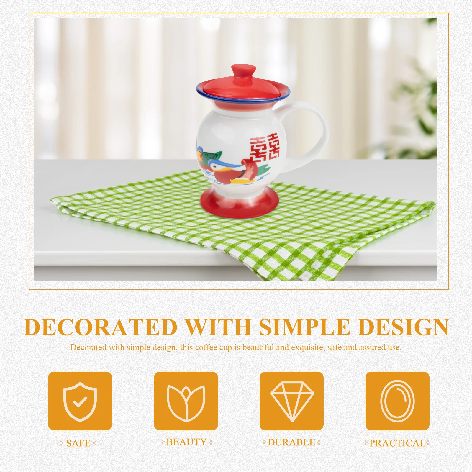 

Ceramic Cup Retro Style Vintage Mug Old Fashion Design Home Coffee Shop Book Bar Restaurant Decorative Meaningful Experience