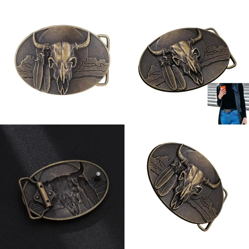 39bb Head Buckle para adolescentes Belt Metal Bebas metal para pantalones Accesorios ropa fresca Hebilla cintura