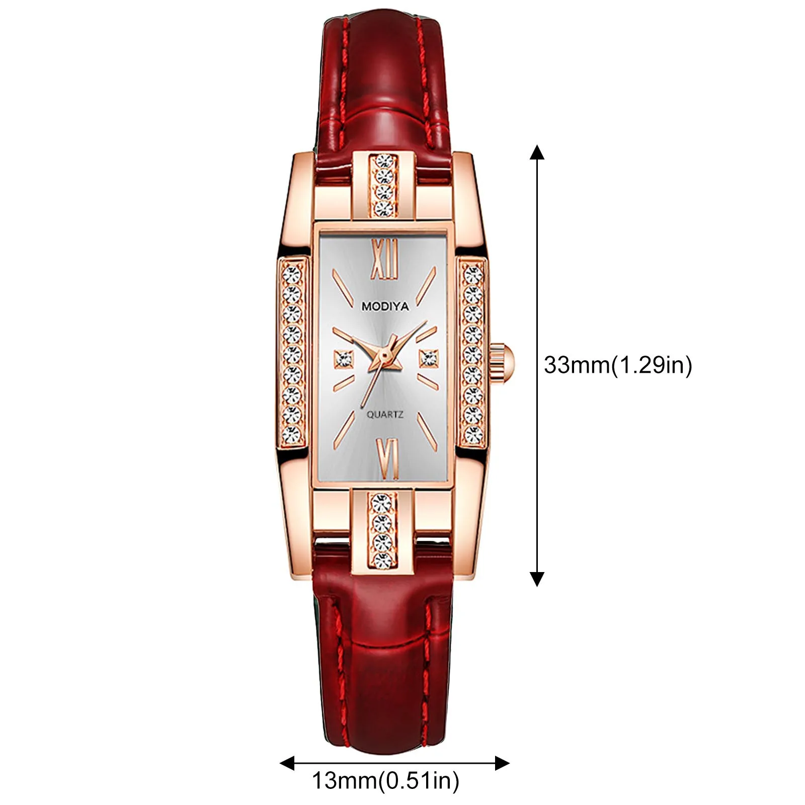 Luxury Quartz Wristwatch Female Watches Simple Ladies Watches Frosted Belt Watches Fashion Quartz Wristwatches Watches for Women