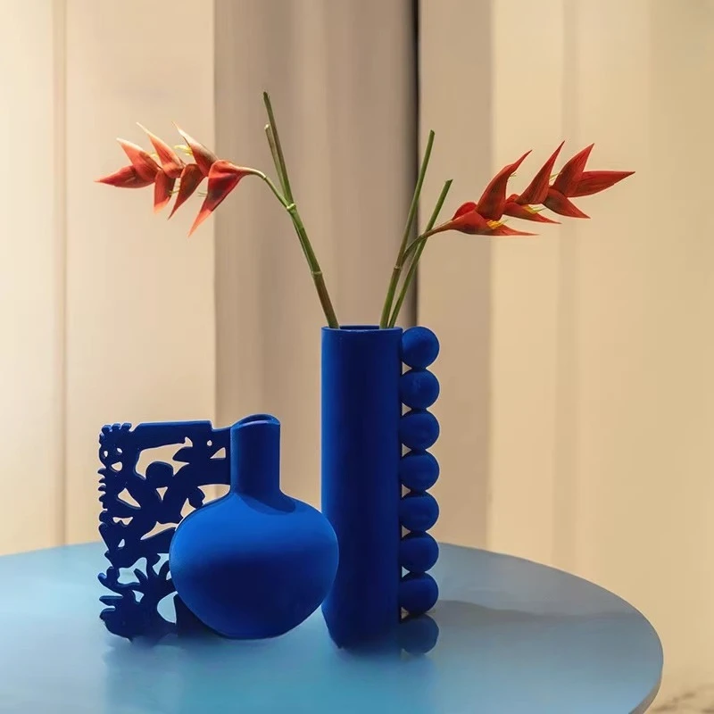 

New Chinese Paper-cut Flower Pattern Device Creative Simple Home Ornament Resin Hotel Homestay Model Room Living Room