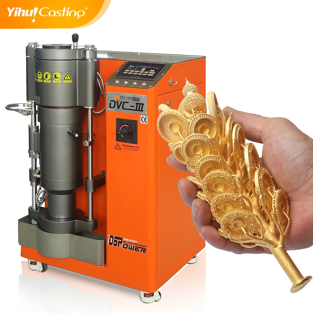 New gold casting machine in jewelry factory filigree craft full auto mold machine Yihuicasting