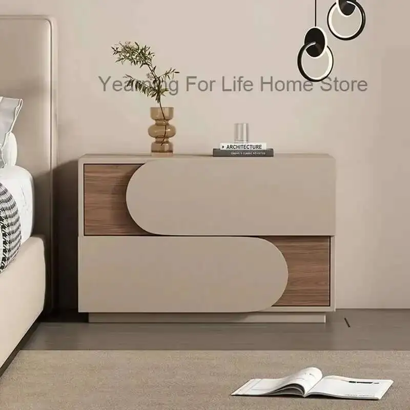 

Nordic European Quality Table Luxury Night Modern Delicacy Bedside Storage Elegant Trendy Mesitas De Noche Bedroom Furniture