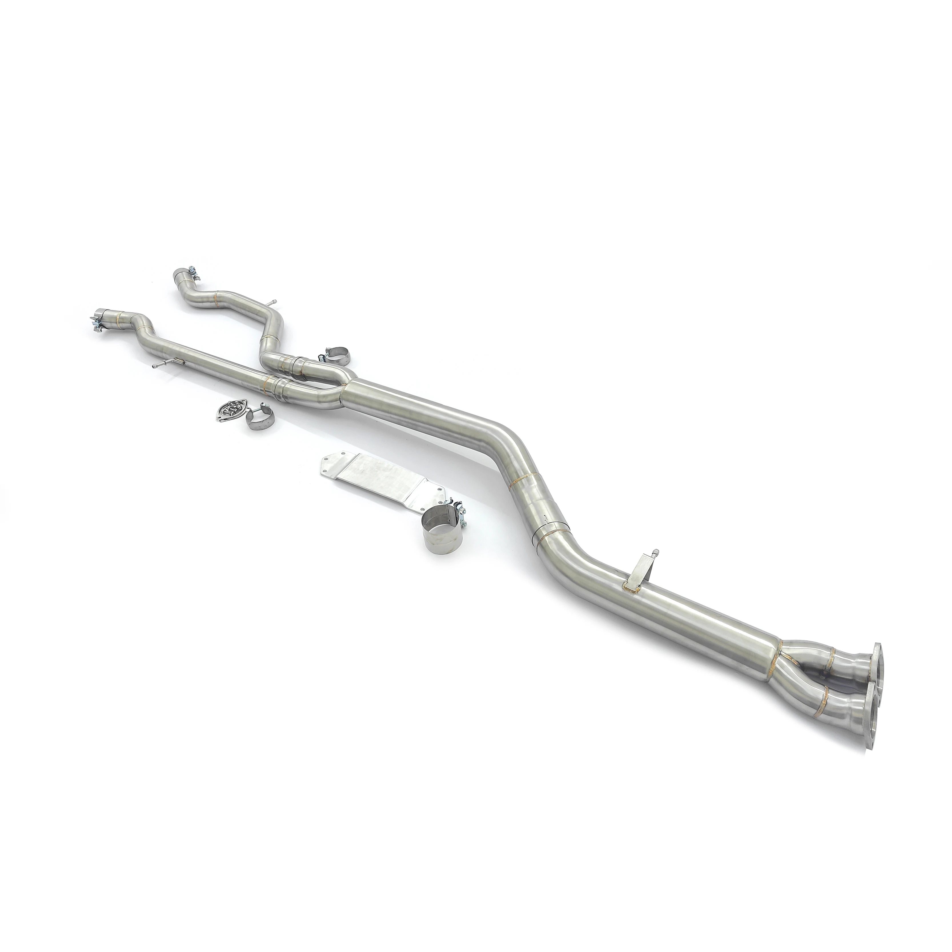

CSZ Speed Shipping 89mm Single Midpipe for BMW M3 F80 M4 F82 3.0T S55 Stainless Steel 3.5'' Exhaust Pipe With Brace