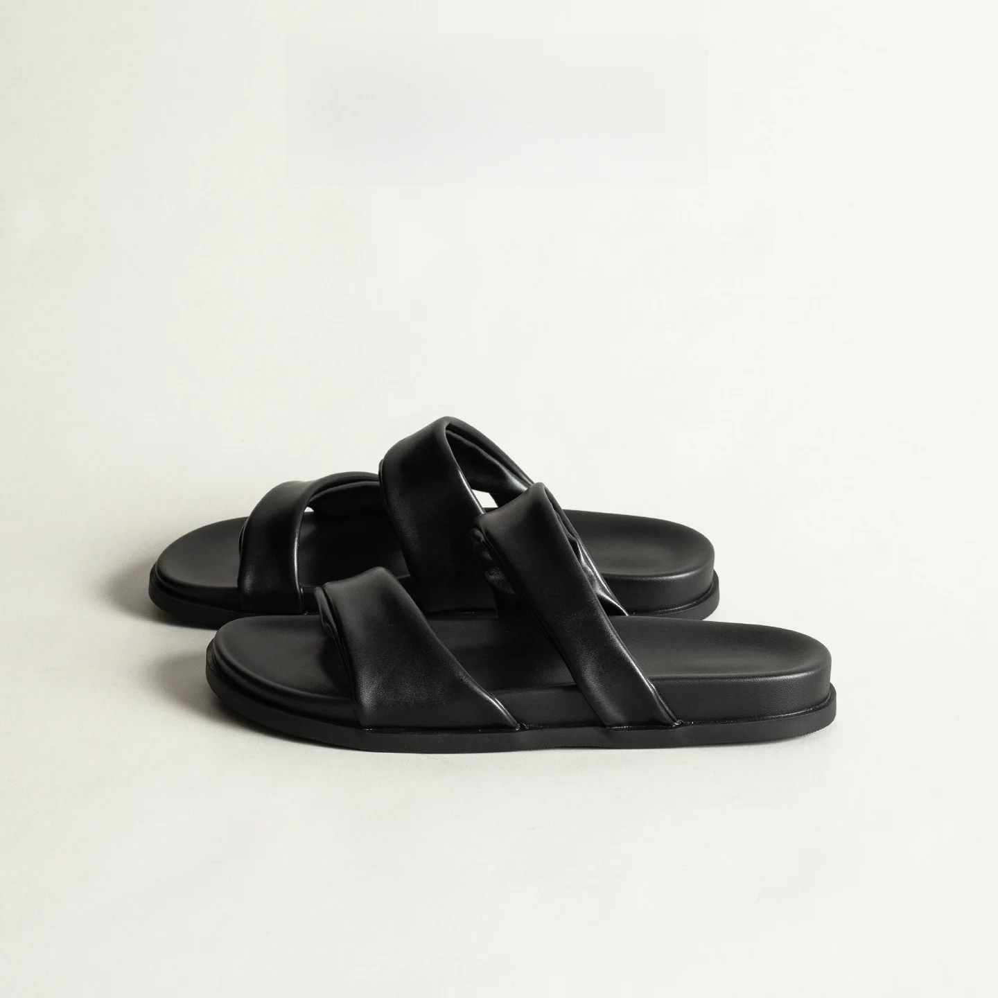 

Comfortable Thick Heel Genuine Leather Sandals Women's Outdoor Slip-On Soft Bottom Casual Holiday Beach Slip-On Slippers