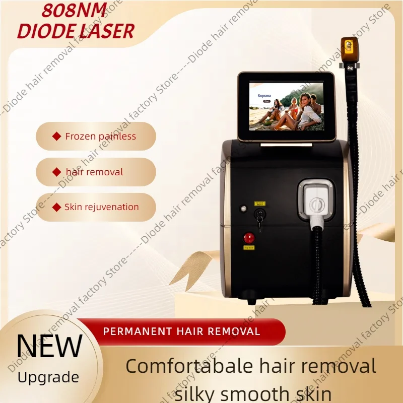 

Depiladora 808 нм диодный лазерный аппарат для удаления волос безопасный постоянный безболезненный 3 длины волны ледяная платиновая технология физический уход