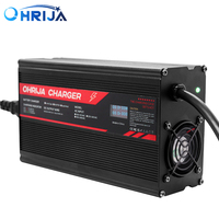 50.4V 15A  OLED Charger Smart Aluminum Case Is Suitable For 12S 44.4V LCD Dispay Li-ion Lipo Battery OLED Display Fast Charger
