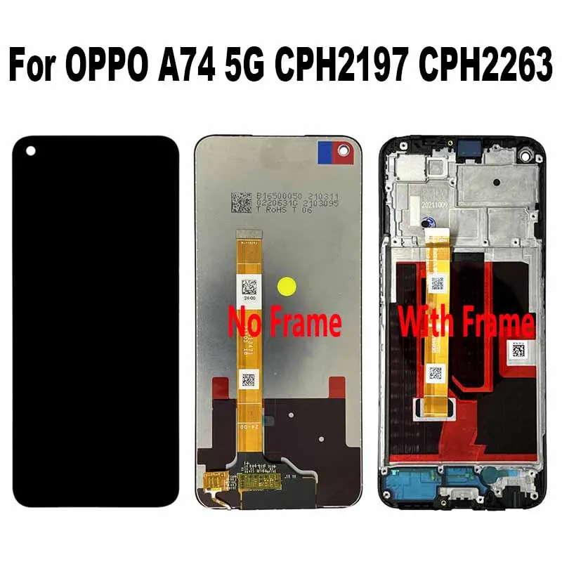 

For OPPO A74 5G CPH2197 CPH2263 LCD Display Touch Screen Digitizer Assembly Replacement Parts
