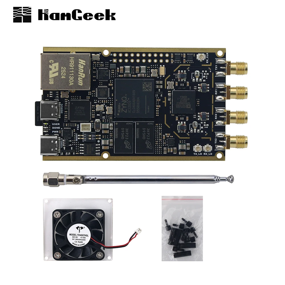 

HamGeek for Pluto SDR MATLAB Upgraded Version 70MHz-6GHz Zynq7020+AD9363 SDR Software Defined Radio Development Board