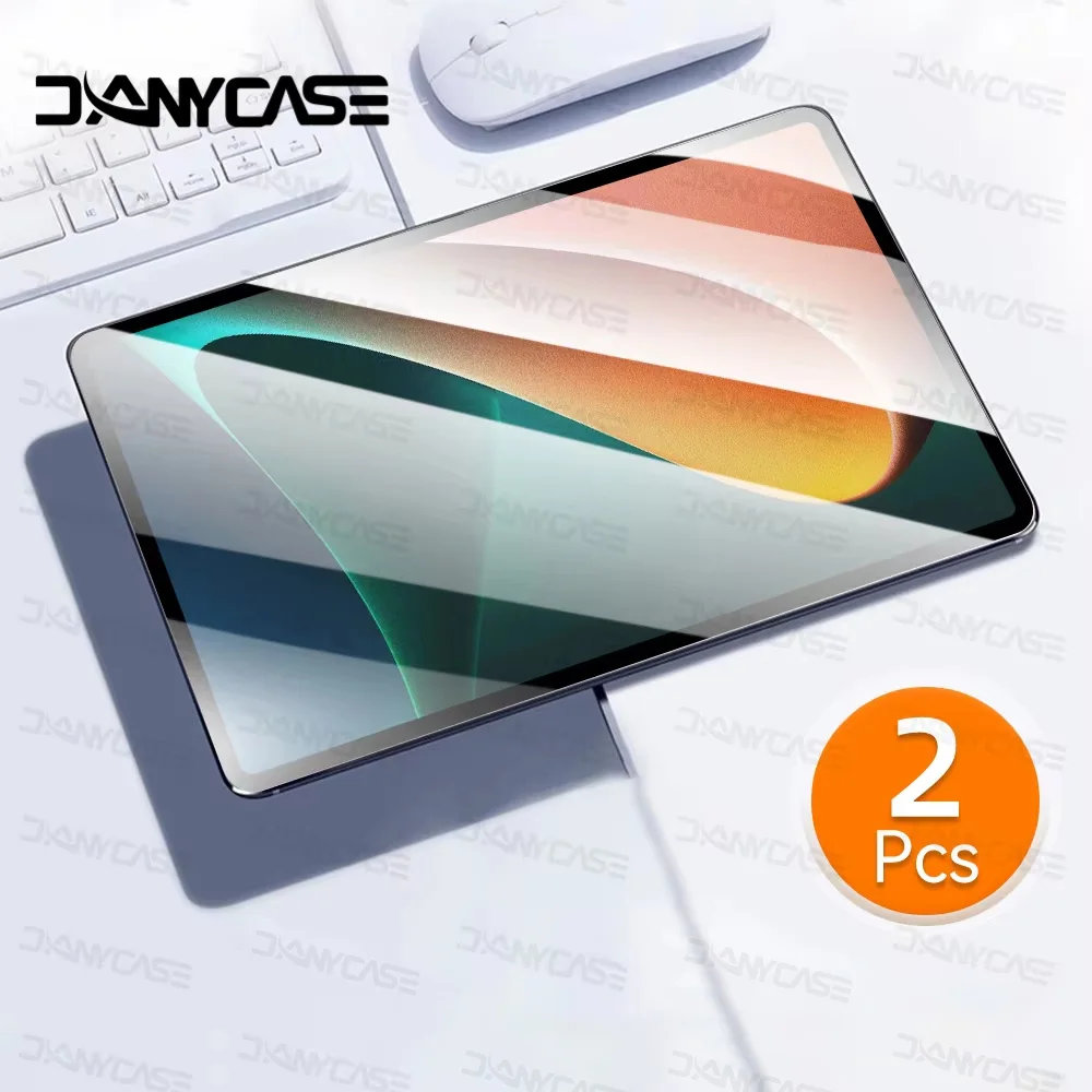 2Piece Glass Protector for 2024 Xiaomi Pad 7/5/6 Tablet Protective Film 9H Xiaomi MiPad 5/6 Pro Screen Protector Glass Lens Film