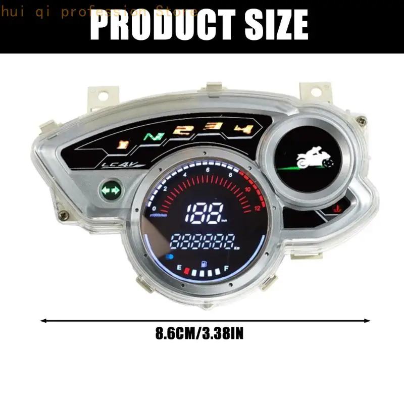 Erweiterte Dashboard LCD Instrument Cluster Tachometer Geschwindigkeit Gauge Für X1R 135 Mit Präzise Geschwindigkeit – Detail 6