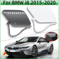 For BMW i8 2015-2020 I12 LCI I15 High Quality Front Bumper Towing Eye Hook Cover Lid Custom Painted White Grey Black 51117372145