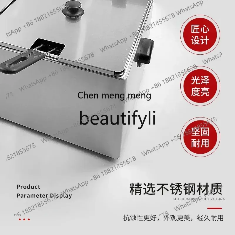 Single-cylinder Desktop Electric Fryer Commercial Multi-functional Double-cylinder Desktop Deep FryerX