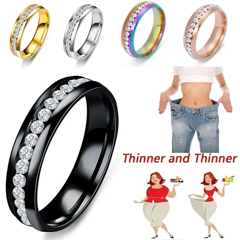 Magnetic Weight Loss Slimming Ring String Stimulating Acupoints Gallstone Ring Fitness Reduce Weight Ring Health Care Rings