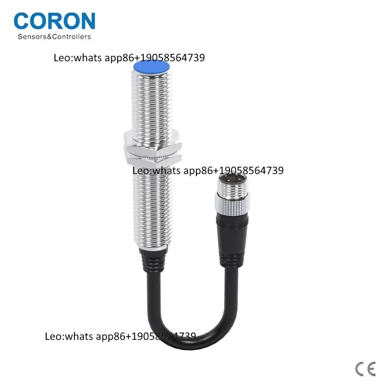 Inductive Proximity Sensor CLJ-A8M-1.5ANA-G3 M8 Sense 1.5mm NPN NO 10-30VDC for Metal Detection Cable with M12 Plug