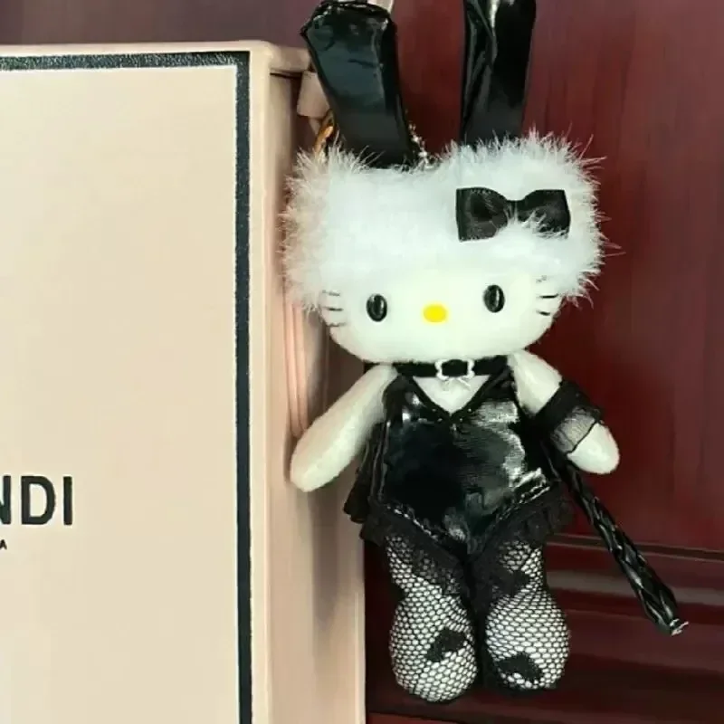 Perlengkapan Anime Sanrio Lucu Kawaii Sanrio Hello Kitty Boneka Kartun Kreatif Dekorasi Boneka Lembut Mainan Hadiah Anak-anak