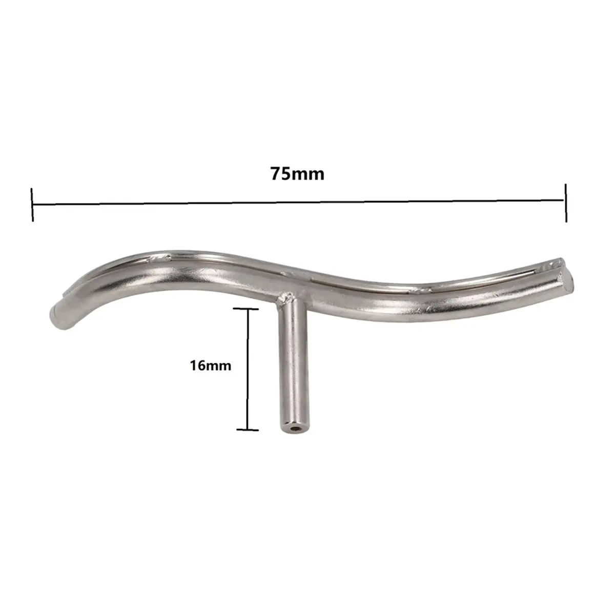 DT38 76mm Curved Lathe Tool Rest 5/8 Inch Post 16mm Lathe Tool Rest Holder Woodworking Tool for DIY Woodworking