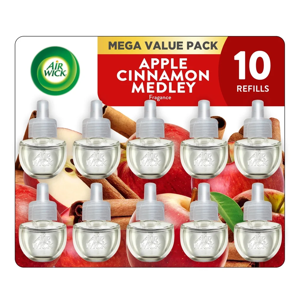 المكونات في الزيت المعطر معطّر الهواء دفئا عبوات التفاح القرفة Medley 10 عدد الزيوت الأساسية عطر المنزل طويل الأمد