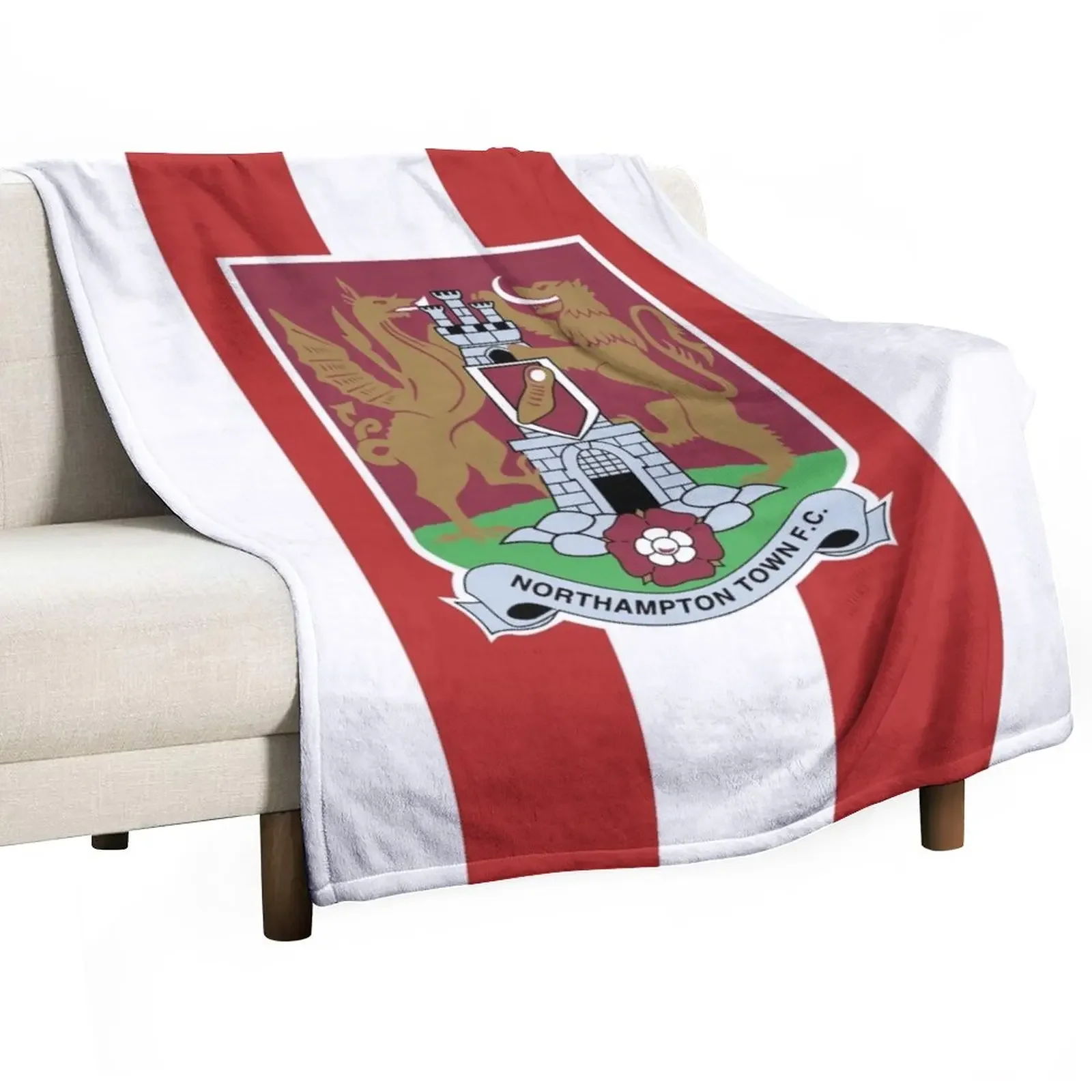 بطانية رمي لأساسيات الغرفة ، بطانية لطيفة ، حافظات FC و iPhone ، مدينة نورثامبتونية ، علامة تجارية لطيفة وفاخرة #1