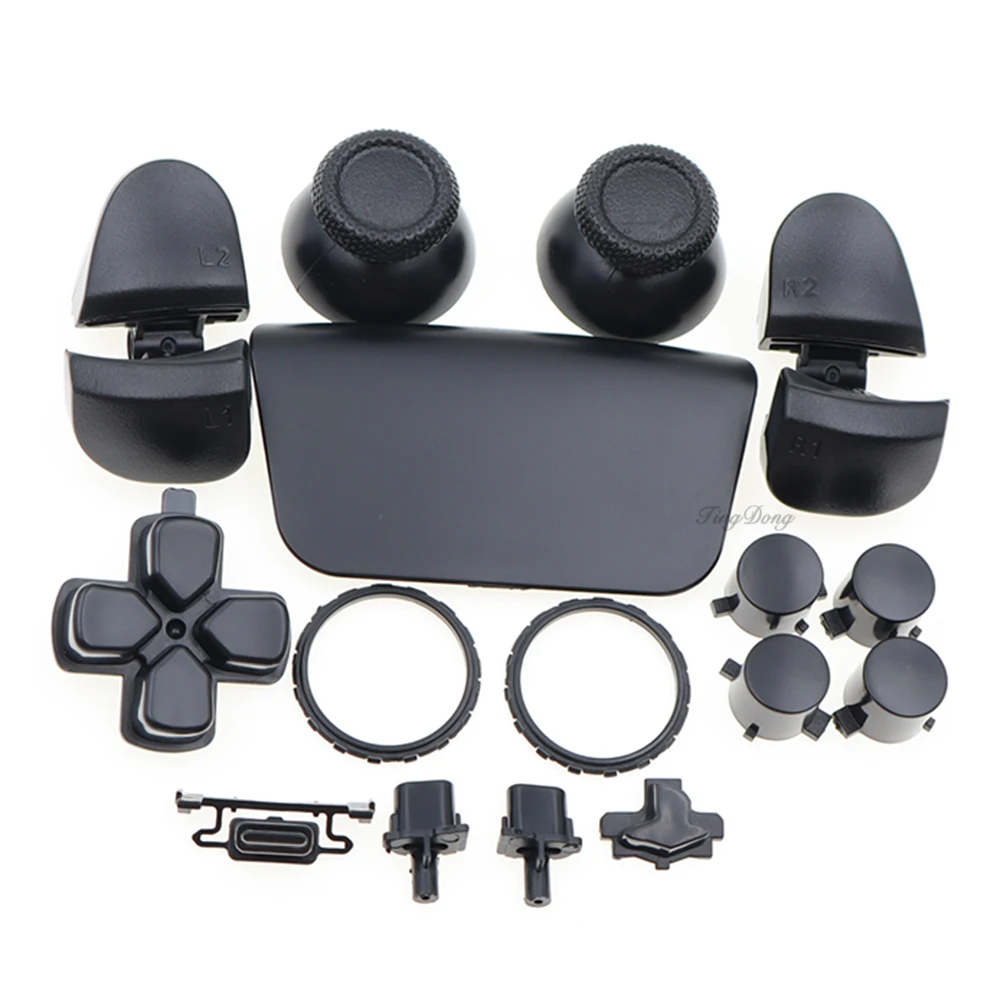 Komplettes Set für PS5 V3.0 BDM-030 Controller: Joystick-Kappen, L1 R1 L2 R2 Trigger-Tasten, Richtungs- und Aktionstasten, Home-Gamepad-Tasten