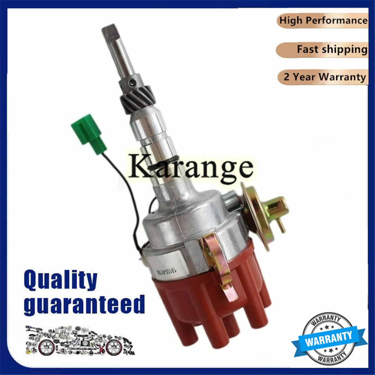 19100-61180 1910061180 Electronic Distributor for Toyota Land Cruiser 2F 4.2L 3F 4.0L FJ40 - FJ80 Carby 1975-1992 view 4
