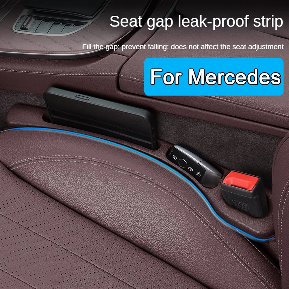 Auto Seat Gap Filler Organizer Car Seat Gap Plug Strip Leak-proof For Mercedes Benz AMG W203 W205 W204 W164 W140 W211 C260 E300