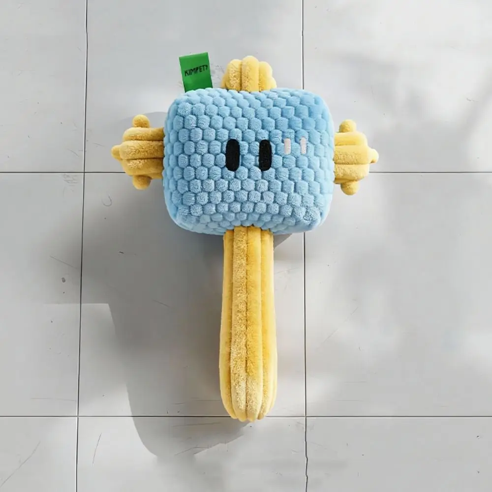 Creative Plush Hammer Dog Toy Bite-resistant Soft Pet Shake Sound Toy Wear-resistant Funny Cleaning Tooth Chew Toy Gift