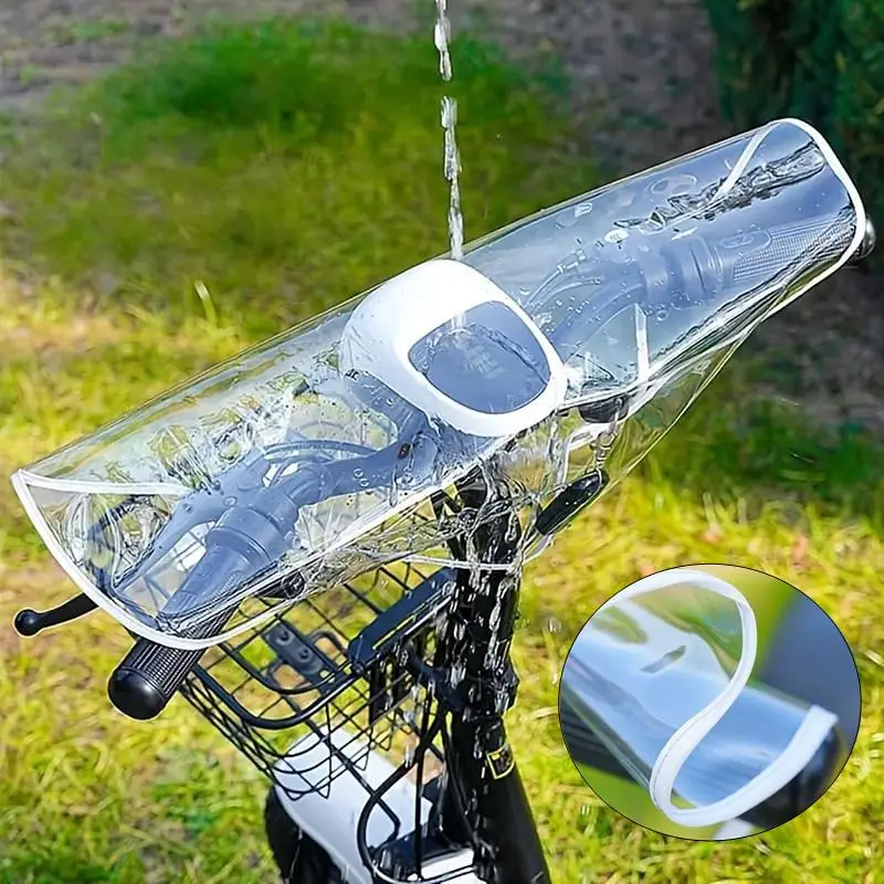 1/2/3pcs Electric Vehicle Front Rain Cover, Center Console Dashboard Universal Handlebar Cover,  Outdoor Riding Gear Cover