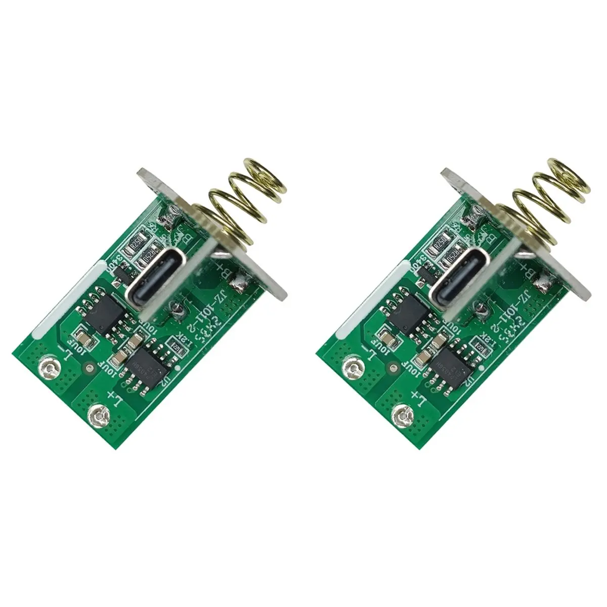 SWXF 2Pcs 3-4.2V Electric Torch LED Circuit Board Type-C Charging Electron Plate DIY LED Light Accessories