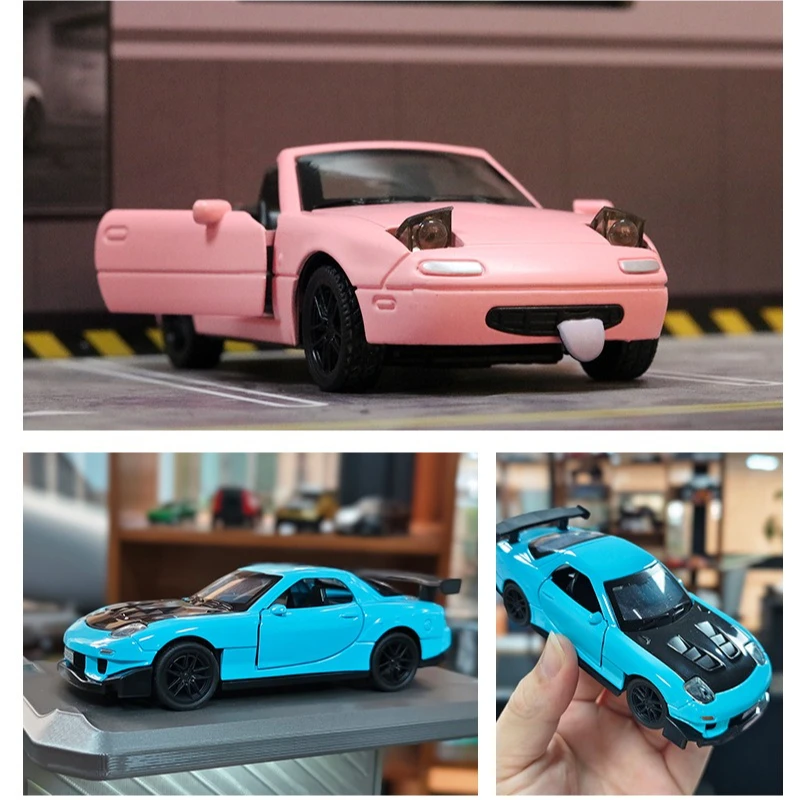 

1:36 MX-5 MX5 RX7 R34 Series Alloy Diecast Racing Car Model Simulation Educational Toys Birthday Present
