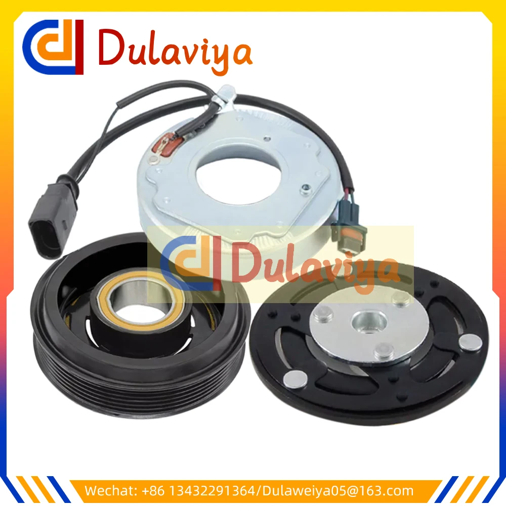 

6SAS14C Муфта компрессора кондиционера для Audi A6 A7 C7 4G Q7 4M 2.8 FSI 3.0 TFSI 4M0820803K 4M0820803M 4M0260810D