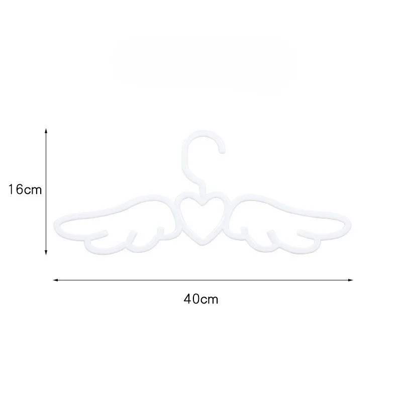 2pcs Pieces of Love Wings Clothes Hanger, Wardrobe Hanger, Cute Wardrobe Storage, Home Girl Wardrobe Organizer