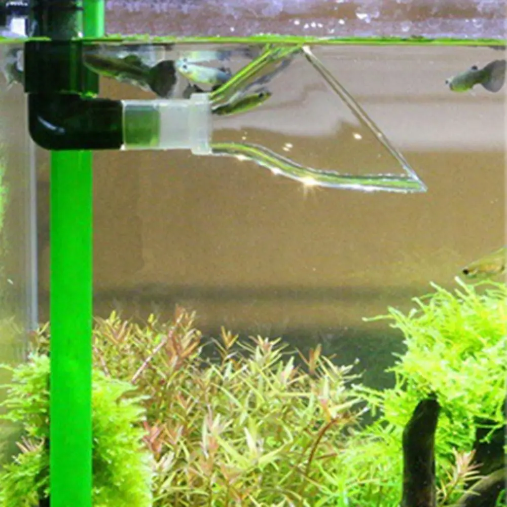 

12/16/22mm Water Plant Pipe Outlet Acrylic Transparent Fish Tank Pipe Horn Outlet Detachable Filter Water Pipe Outlet Aquarium